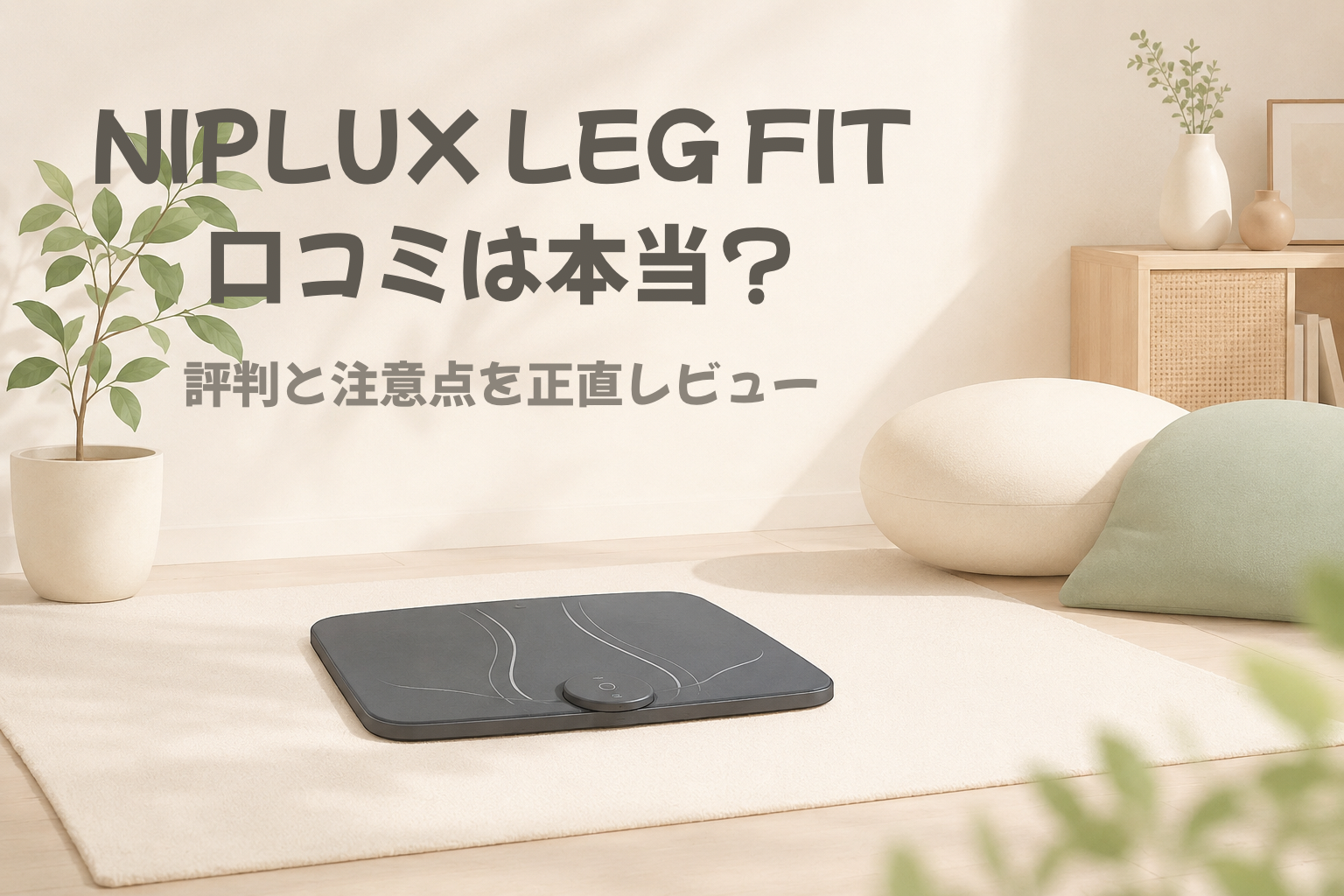 NIPLUX LEG FITの口コミは本当？評判と注意点を正直レビュー | 余白の 
